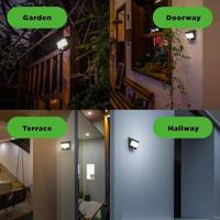 Lutec Solar wandlampTry zwart - 6939101330 - thumbnail