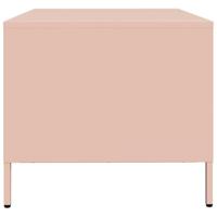 Salontafel 101,5x50x43,5 cm koudgewalst staal roze - thumbnail