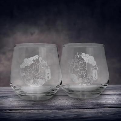 Pokemon - 2 Glasses Set Magikarp & Gyarados