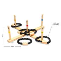 BS Toys houten ringwerpspel, 6dlg. - thumbnail