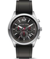 Horlogeband Michael Kors MK8524 Silicoon Zwart 24mm Horlogeband Michael Kors MK8524 Silicoon Zwart 24mm