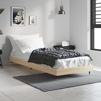 Bedframe zonder matras hout sonoma eikenkleurig 75x190 cm - thumbnail