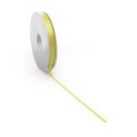 Satijnlint PREMIUM Double face 3mm x 50 meter yellow - thumbnail