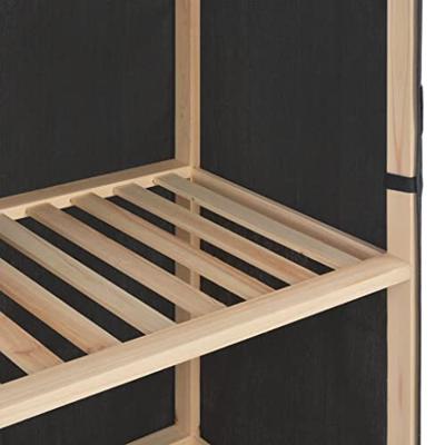 VidaXL Schoenenkast met hoes 79x40x80 cm stof grijs VidaXL Schoenenkast met hoes 79x40x80 cm stof grijs