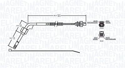 Sensor, uitlaatgastemperatuur STS0147