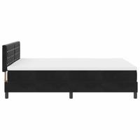 Boxspring bed met matras Zwart 140 x 200 cm Fluweel - thumbnail