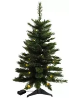 Own Tree Siberian verlichte tafelmodel kunstkerstboom groen 60cm - thumbnail