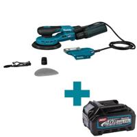 Makita bo004cgz xgt 40 v max 150 mm excenter schuurmachine | 3 mm uitslag | zonder accu's en lader - bo004cgz - thumbnail