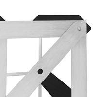 Wijnrek voor 12 flessen massief grenenhout zwart - thumbnail