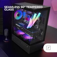 ATX Semi-toren BehuizingMars Gaming MCXO Zwart - thumbnail