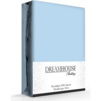 Dreamhouse Katoenen Hoeslaken Blauw 180 x 200 cm - thumbnail