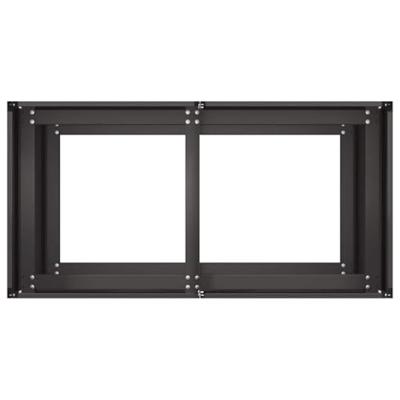 Plantenbak 80x40x80 cm koudgewalst staal zwart Plantenbak 80x40x80 cm koudgewalst staal zwart