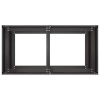 Plantenbak 80x40x80 cm koudgewalst staal zwart - thumbnail