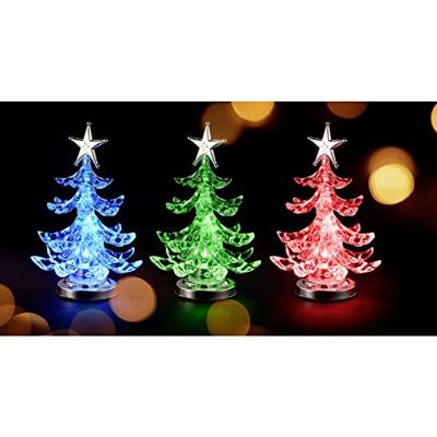 Sygonix SY-4722058 Kerstboom RGB Doorzichtig, Zilver