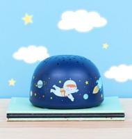 Nachtlampje voor jongens met sterrenprojector ESPACE A Little Lovely Company nachtblauw - thumbnail