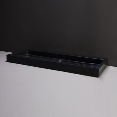 Wastafel Forzalaqua Palermo Graniet Gezoet Zonder Kraangat Zwart 120,5x51,5x9 cm Wastafel Forzalaqua Palermo Graniet Gezoet Zonder Kraangat Zwart 120,5x51,5x9 cm