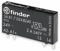 Finder Halfgeleiderrelais 34.81.7.024.8240 Schakelspanning (max.): 275 V/AC Schakelend bij overbelasting 1 stuk(s) - thumbnail