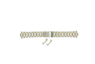 Horlogeband Seiko 7T32-7C60 / SDW726P1 / 43T1LG Staal Bi-Color 19mm