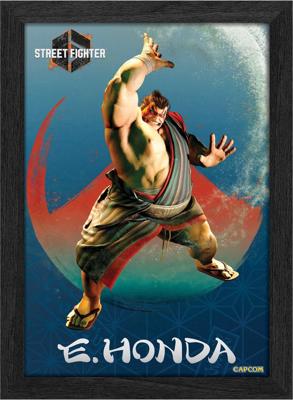 Pixel Frames Plax - Street Fighter 6: E. Honda (25cm x 30cm)