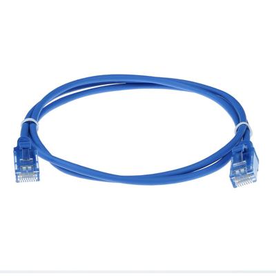 ACT DC9607 LSZH U/UTP CAT6 Datacenter Slimline Patchkabel Snagless | RJ45 Connectoren | Blauw | 7 meter