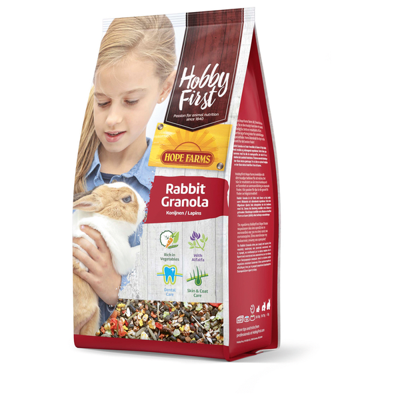HOBBYFIRST HOPEFARMS RABBIT GRANOLA 2 KG HOBBYFIRST HOPEFARMS RABBIT GRANOLA 2 KG