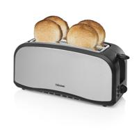 Tristar BR-1046 Broodrooster met dubbele lange sleuf Met broodrekje Grijs, Zwart - thumbnail