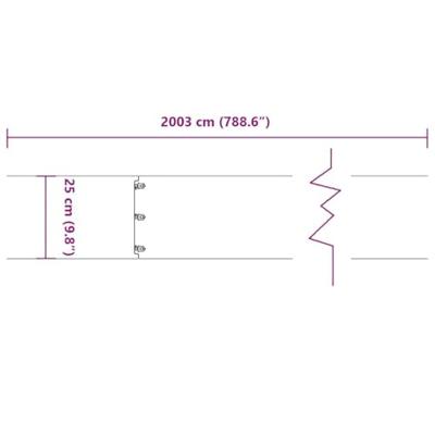 Gazonranden 20 st 25x103 cm roestvrij staal