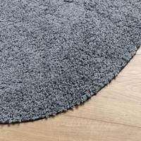 Vloerkleed PAMPLONA shaggy hoogpolig modern 100 cm blauw - thumbnail