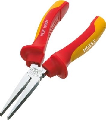 Hazet 1816VDE-22 Platte tang VDE Recht Chroom-vanadium staal 160 mm