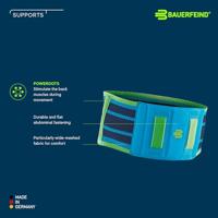 Bauerfeind Sports Back Support Rugbrace - XS - Zwart - thumbnail