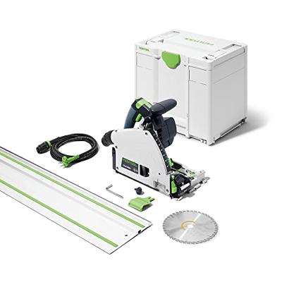 Festool TS 60 KEBQ-Plus-FS Invalzaag in Systainer met FS 1400/2 Geleiderail - 577417