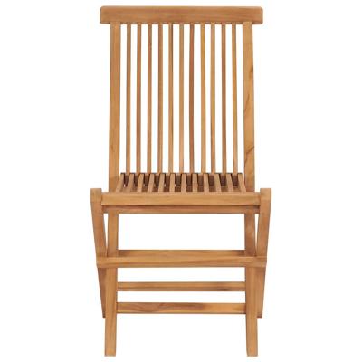 Tuinstoelen 6 st inklapbaar massief teakhout