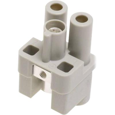HARTING 09120022751 Businzetstuk Han® Q 2 + PE Axiale schroefaansluiting 1 stuk(s) Piece