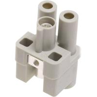 HARTING 09120022751 Businzetstuk Han® Q 2 + PE Axiale schroefaansluiting 1 stuk(s) Piece - thumbnail
