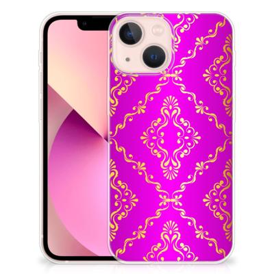 Siliconen Hoesje iPhone 13 mini Barok Roze Siliconen Hoesje iPhone 13 mini Barok Roze