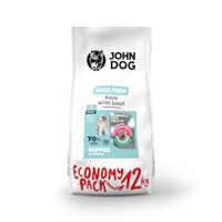 JOHN DOG Good Form Puppy Pork with beef - droog hondenvoer - 12 kg - thumbnail