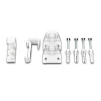 VidaXL Rolgordijn verduisterend 100 x 230 cm wit - thumbnail