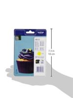 Originele inktcartridge Brother LC-123YBP Geel - thumbnail