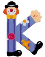 Sevi letter clown k: 10 cm (81747) - thumbnail