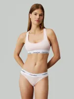 Calvin Klein Bralette dames - Top - Katoenen BH Top met brede bandjes - thumbnail