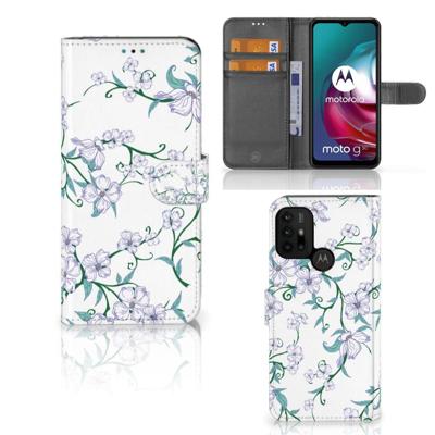 Motorola Moto G10 | G20 | G30 Uniek Hoesje Blossom White Motorola Moto G10 | G20 | G30 Uniek Hoesje Blossom White