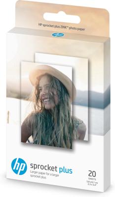 HP Sprocket Plus papier 5,8x8,7cm 20 sheets