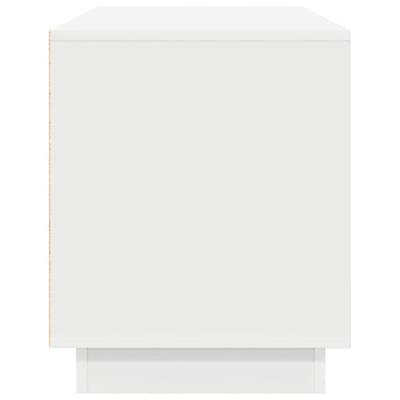 Tv-meubel met LED-verlichting 100x41x50 cm wit