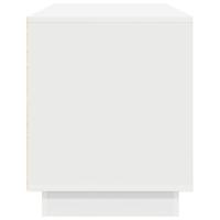 Tv-meubel met LED-verlichting 100x41x50 cm wit - thumbnail