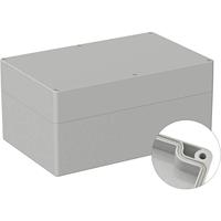 TRU COMPONENTS TC-9065552 Outdoorbehuizing 250 x 160 x 119 Polycarbonaat Grijs-wit (RAL 7035) 1 stuk(s) - thumbnail