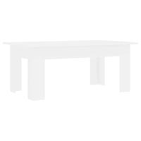 VidaXL Salontafel 100x60x42 cm bewerkt hout wit - thumbnail