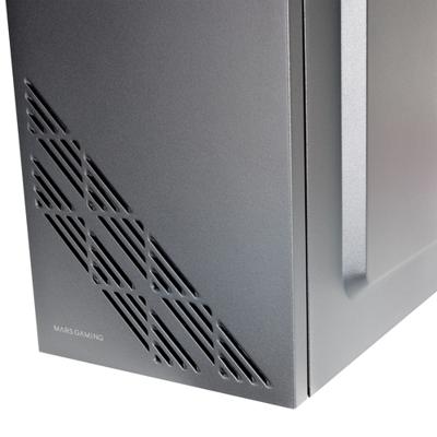 ATX Semi-toren BehuizingMars Gaming MC100 Zwart - thumbnail