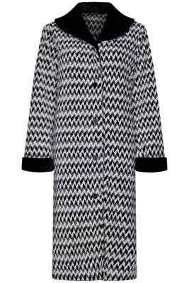 Fleece badjas zigzag Pastunette