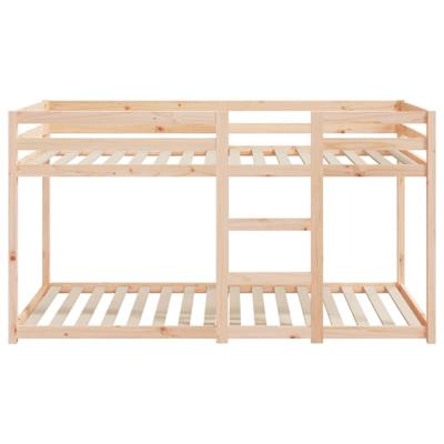 Stapelbedframe zonder matras massief grenenhout 90x200 cm