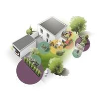 Micro-Drip-Bewatering heggen/struiken Set (25 m) Gardena - Gardena - thumbnail